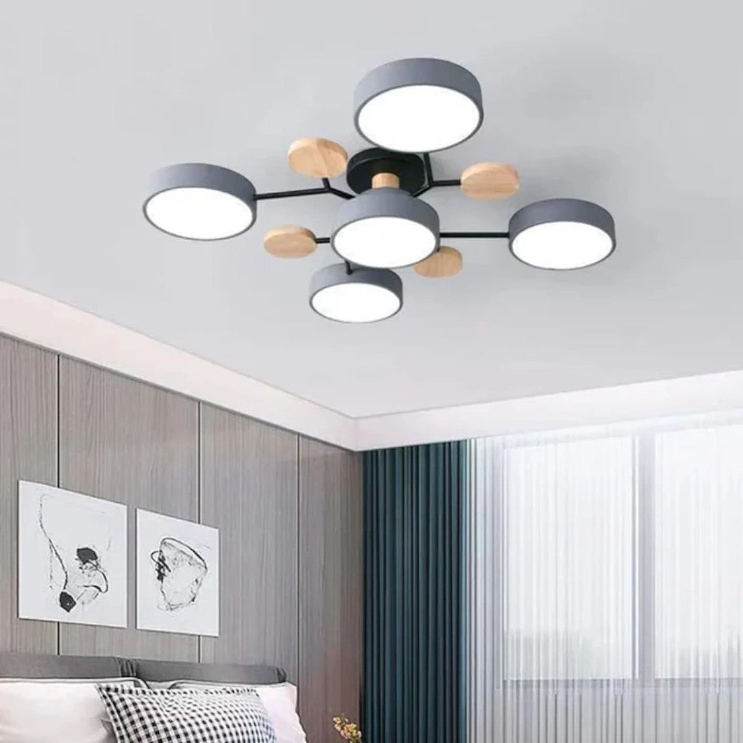 Moderne Ronde LED-Plafondlamp – Krachtige Verlichting met Meerdere Lichtbronnen