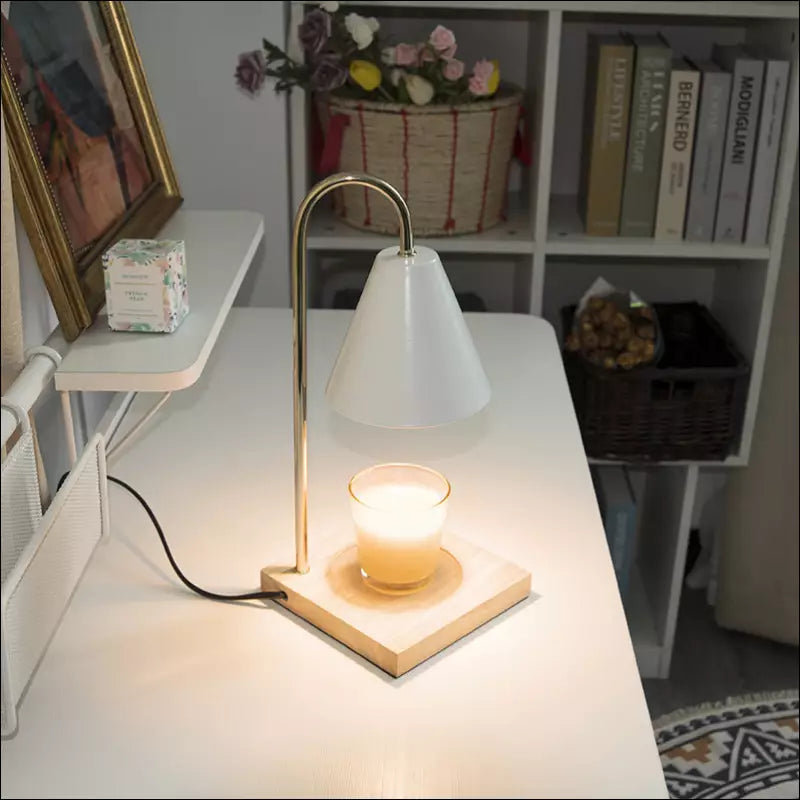 Moderne sfeervolle kaarsenwarmer lamp