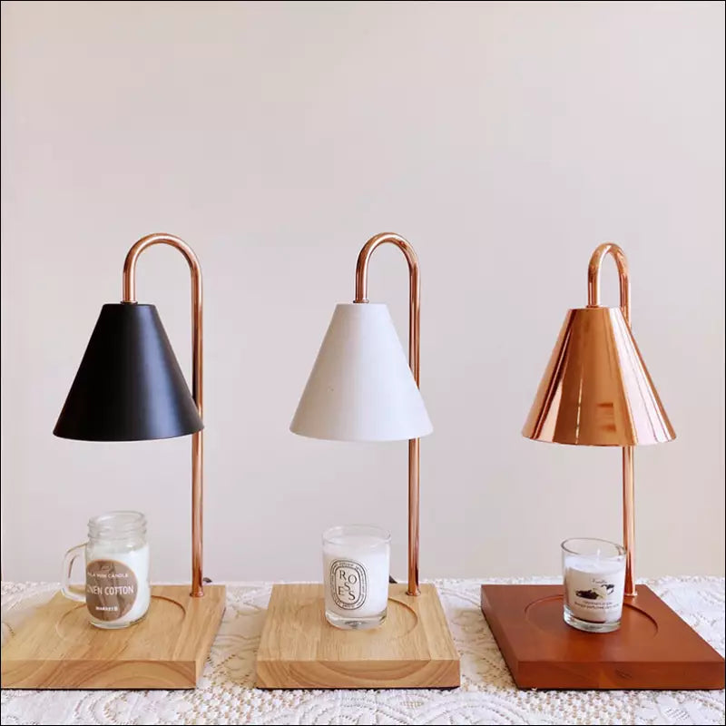Moderne sfeervolle kaarsenwarmer lamp