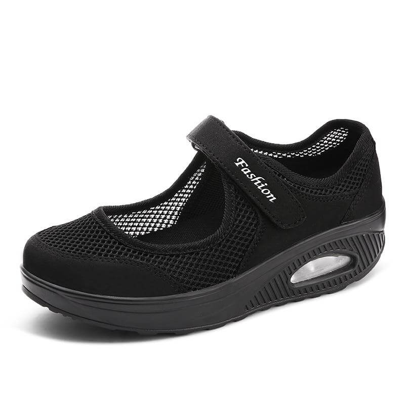 Modieuze ademende damessneakers