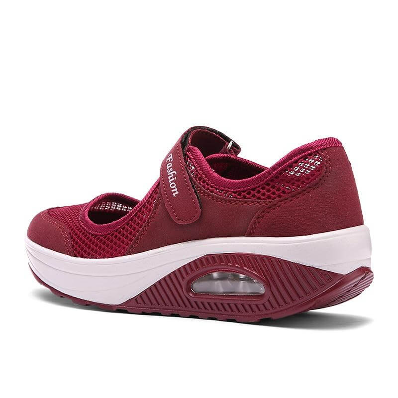 Modieuze ademende damessneakers
