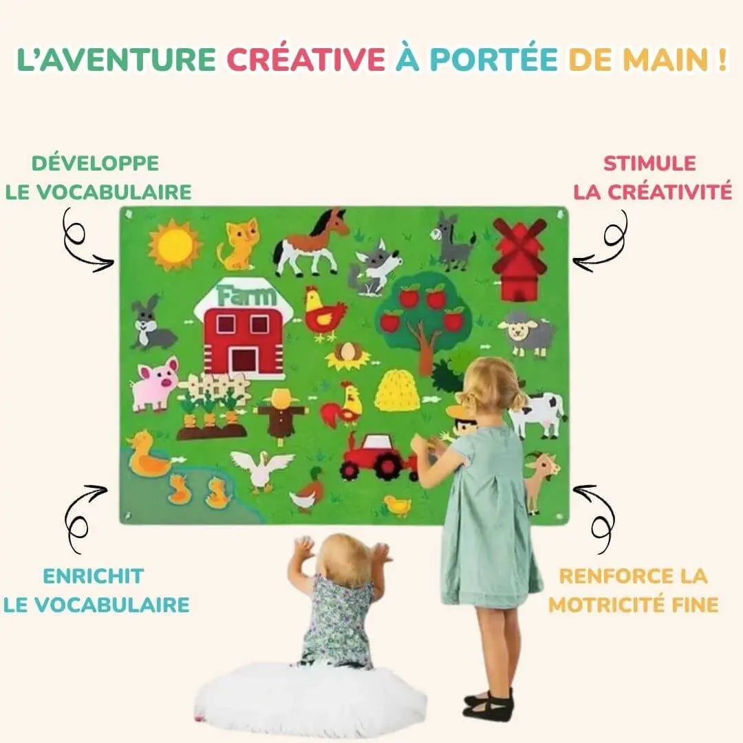 Montessori viltbord boerderij