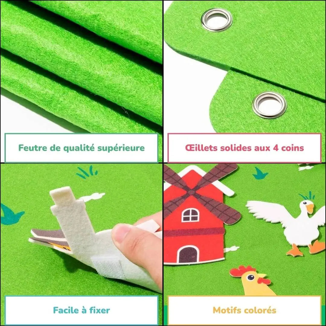 Montessori viltbord boerderij