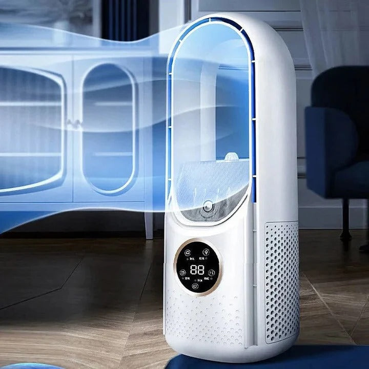 Muisstille bladloze draagbare airconditioner