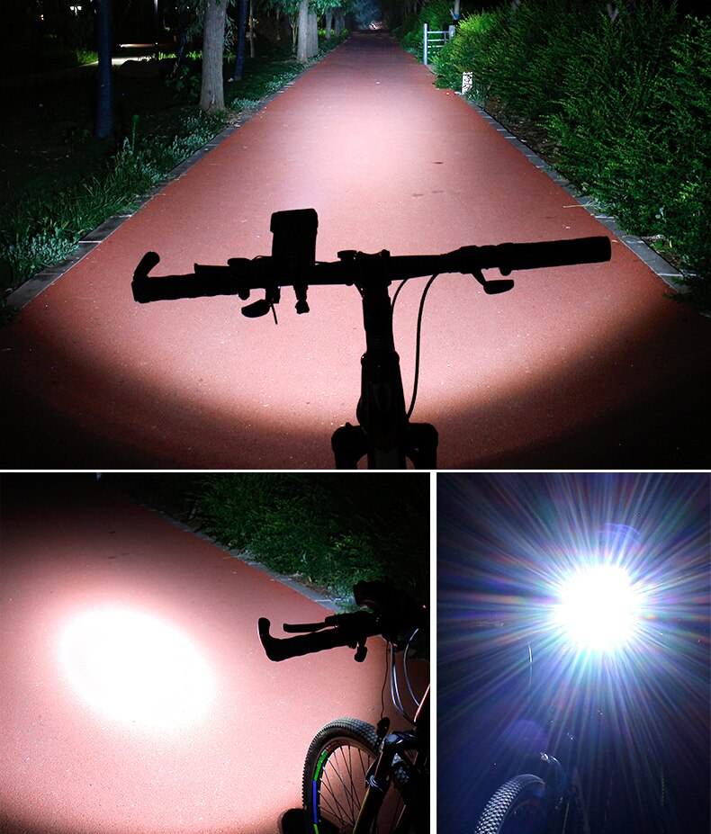 Multifunctionele fiets-telefoonhouder met lamp en powerbank