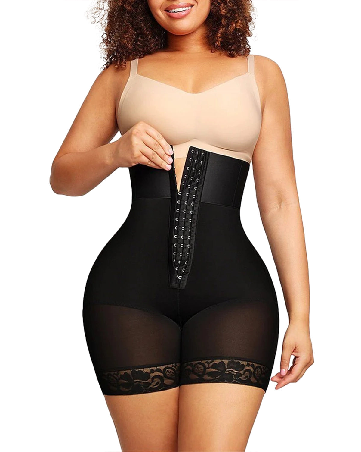 Naadloze bodyshaper shorts met buikcorrigerend effect en heupvorming – comfortabel en antislip, ideaal voor dagelijks gebruik en speciale gelegenheden