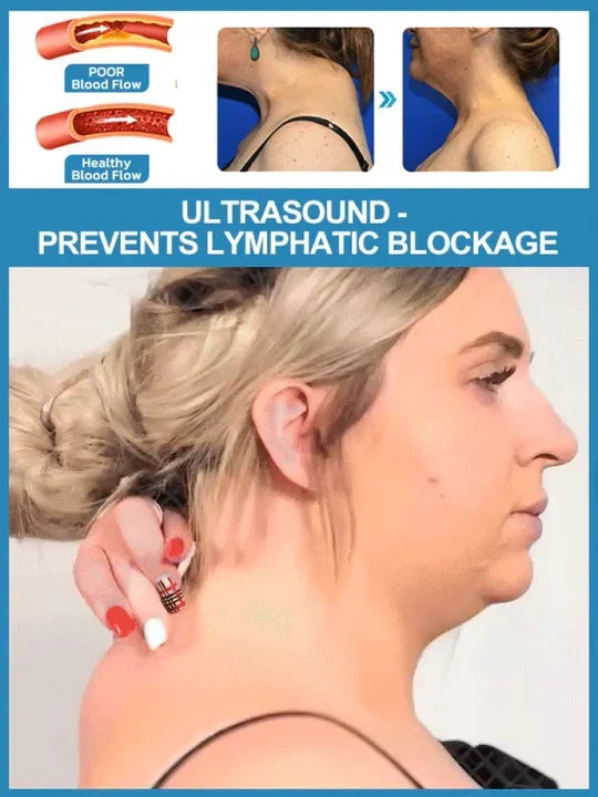 Nekmassageapparaat | Ultrasone Lymfedrainage | Draadloos Massageapparaat