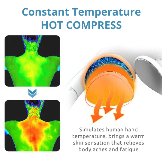 Nekmassageapparaat | Ultrasone Lymfedrainage | Draadloos Massageapparaat