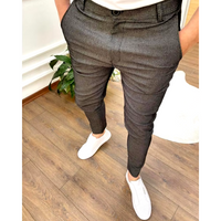 Net Heren Pantalon met Slim Fit