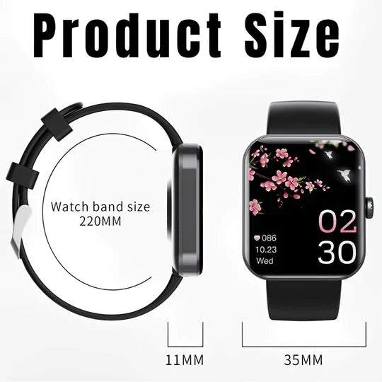 Niet-invasieve smartwatch voor bloedsuikermeting met fitnesstracking