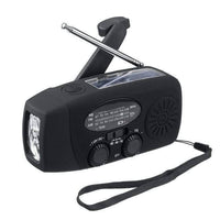 Noodradio met zwengel, zaklamp & powerbank