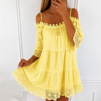 Off-shoulder mini-jurk voor dames