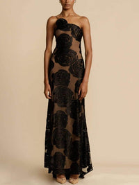 One-shoulder maxi-jurk voor dames