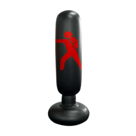 Opblaasbare bokszak in rood, geel of zwart (geschikt voor het hele gezin)