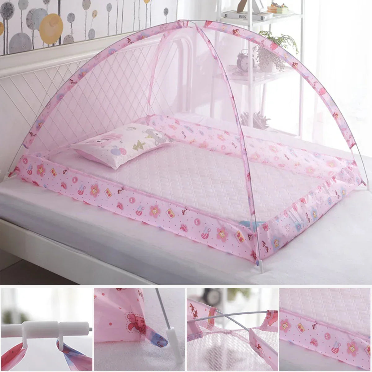 Opvouwbaar babymuggennet voor baby's en peuters