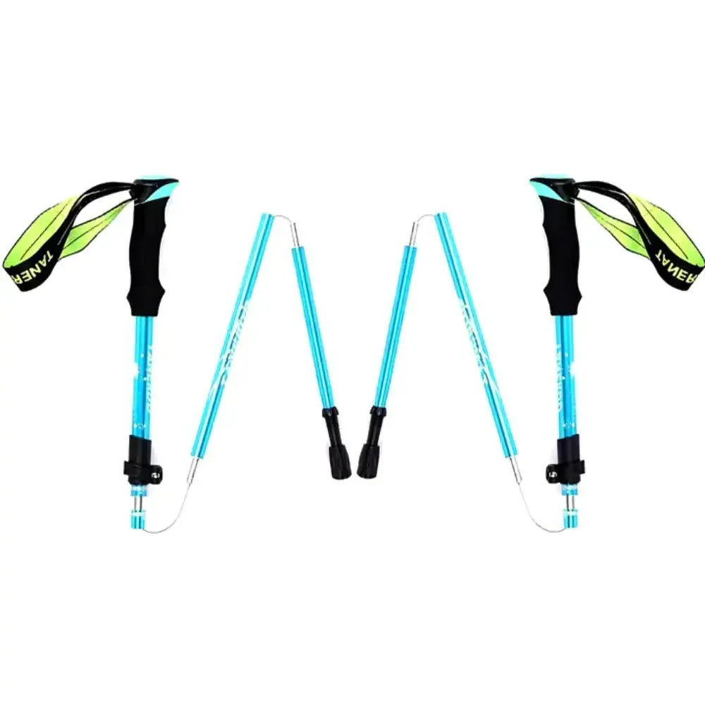 Opvouwbare aluminium trekkingstok voor moeiteloos wandelen
