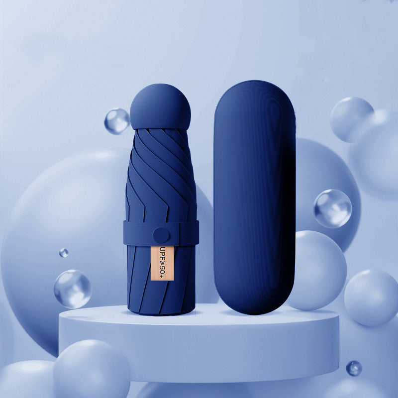 Opvouwbare damesparaplu met uv-bescherming en innovatief mechanisme