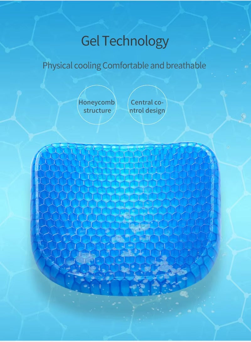 Orthopedisch gel zitkussen voor stuitje- en rugondersteuning