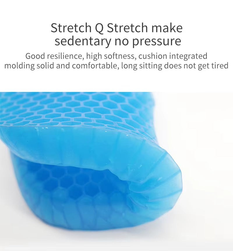 Orthopedisch gel zitkussen voor stuitje- en rugondersteuning