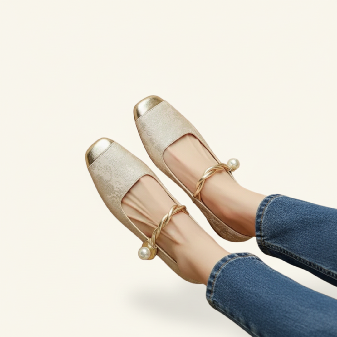 Orthopedische Mary Jane schoenen voor dames met vierkante neus