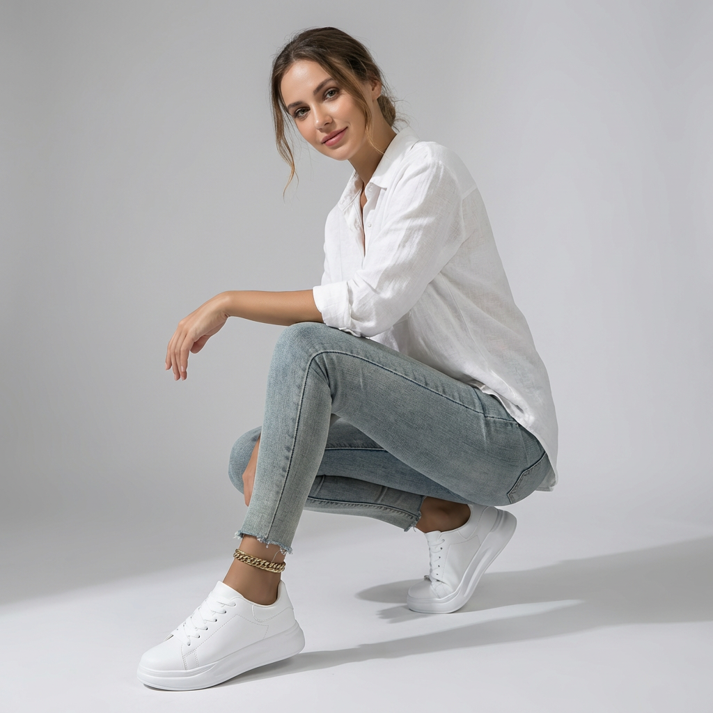 Orthopedische sneakers met ondersteuning voor dagelijks gebruik