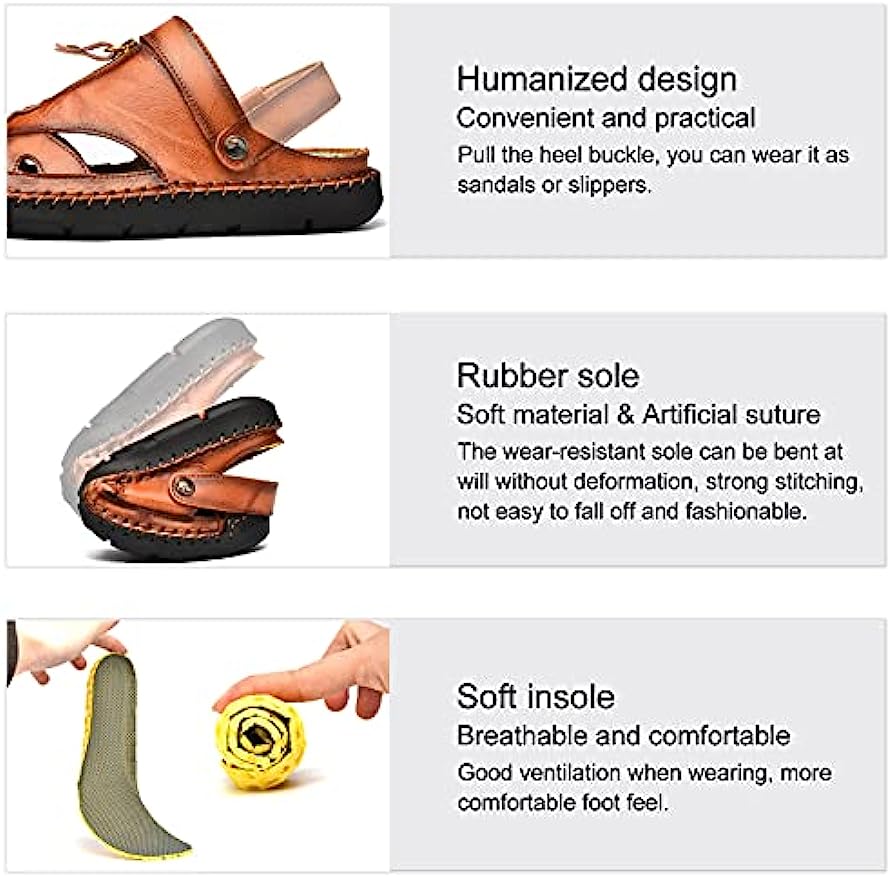 Outdoor strandsandalen met gesloten neus