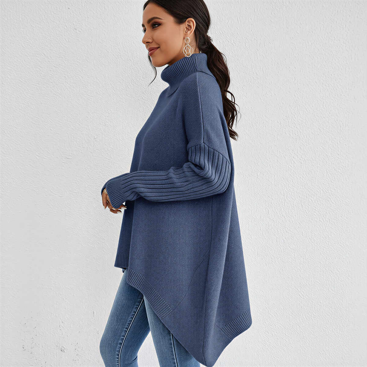 Oversized koltrui voor dames
