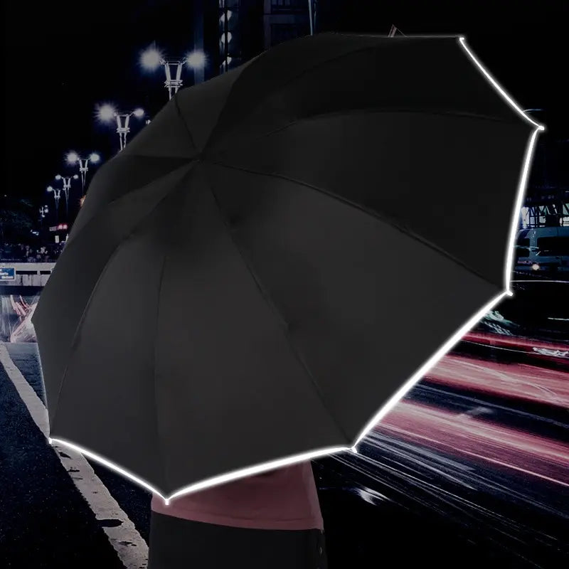 Paraplu met led en ingebouwde zaklamp