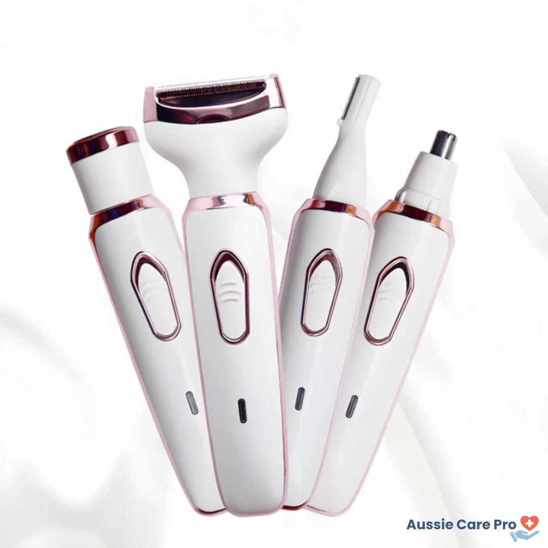 Pijnloze 4-in-1 epilator – zachte ontharing voor het hele lichaam