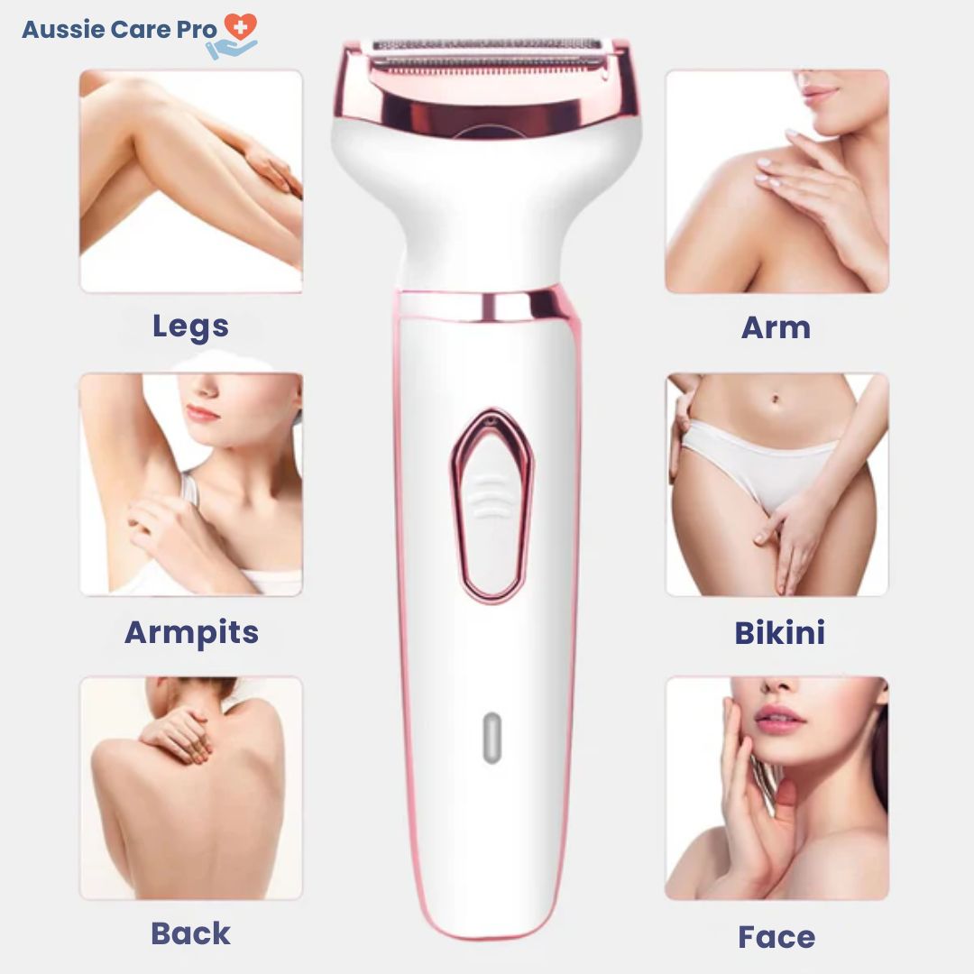 Pijnloze 4-in-1 epilator – zachte ontharing voor het hele lichaam