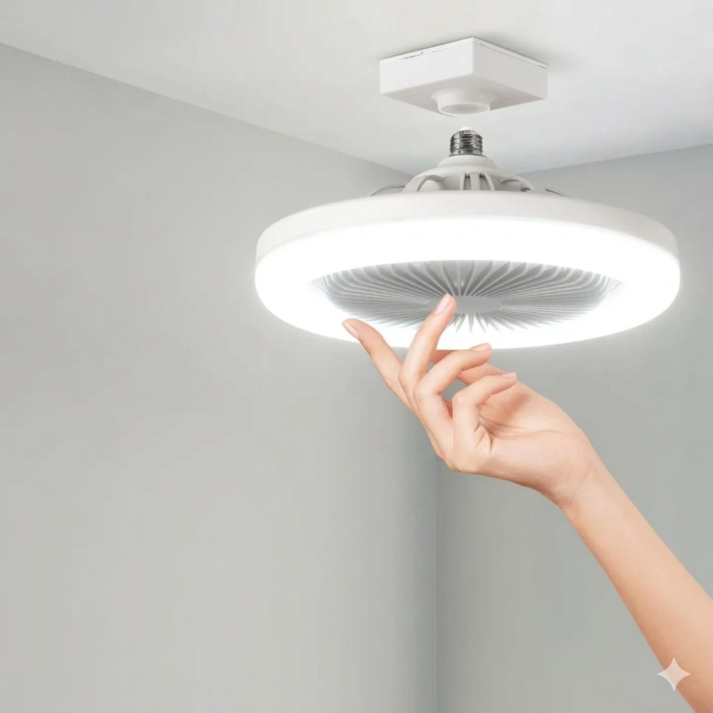 Plafondventilator met ledverlichting en afstandsbediening