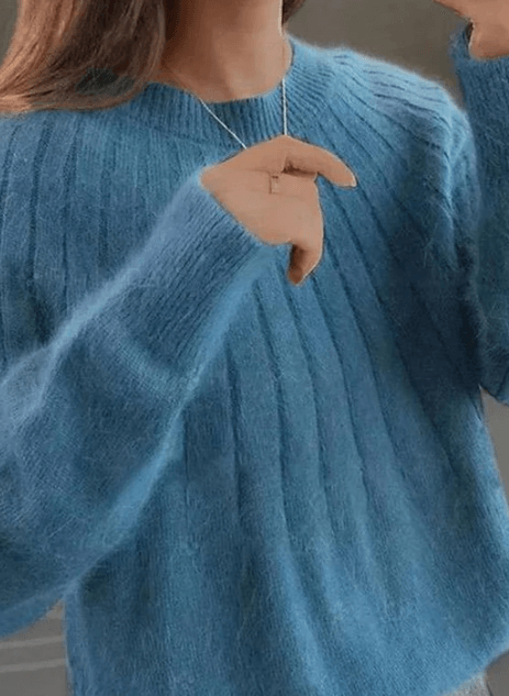 Pluizige gebreide trui – Elegant & warm