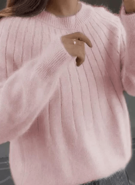 Pluizige gebreide trui – Elegant & warm