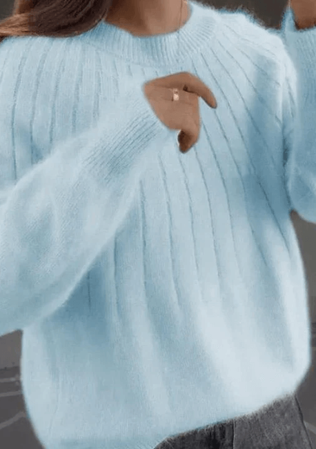 Pluizige gebreide trui – Elegant & warm