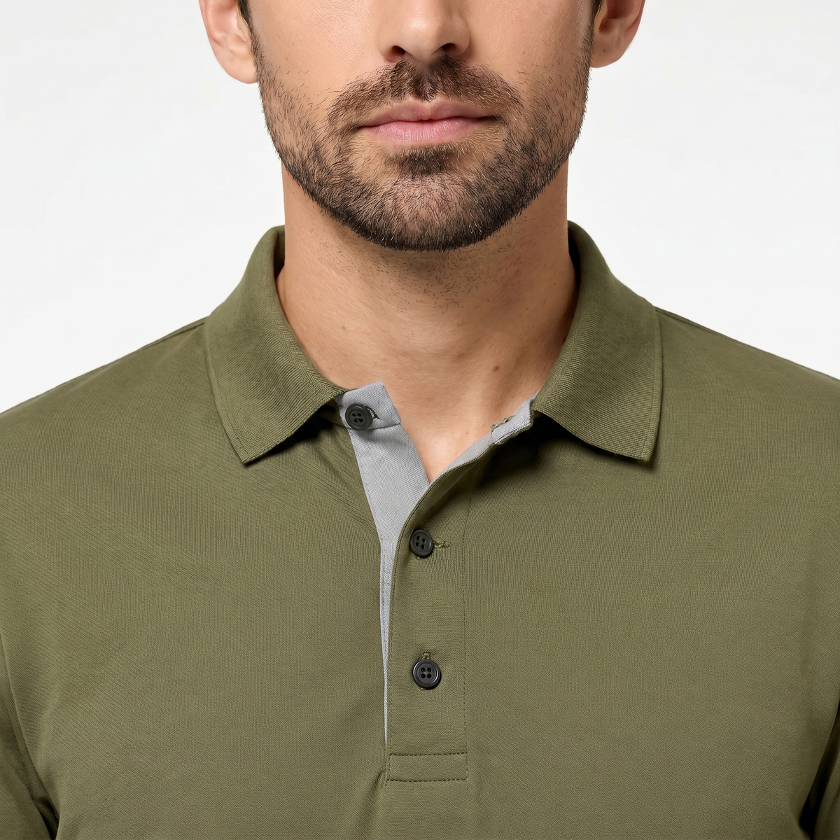 Poloshirt voor heren van polyester en elastaan | Vochtafvoerend UPF 50