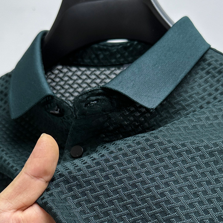Premium zijden poloshirt voor heren