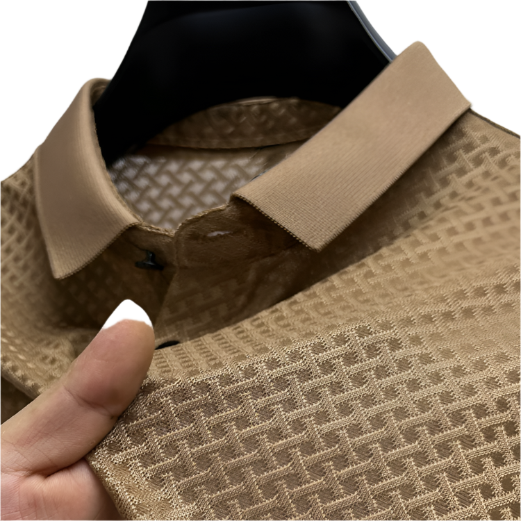 Premium zijden poloshirt voor heren