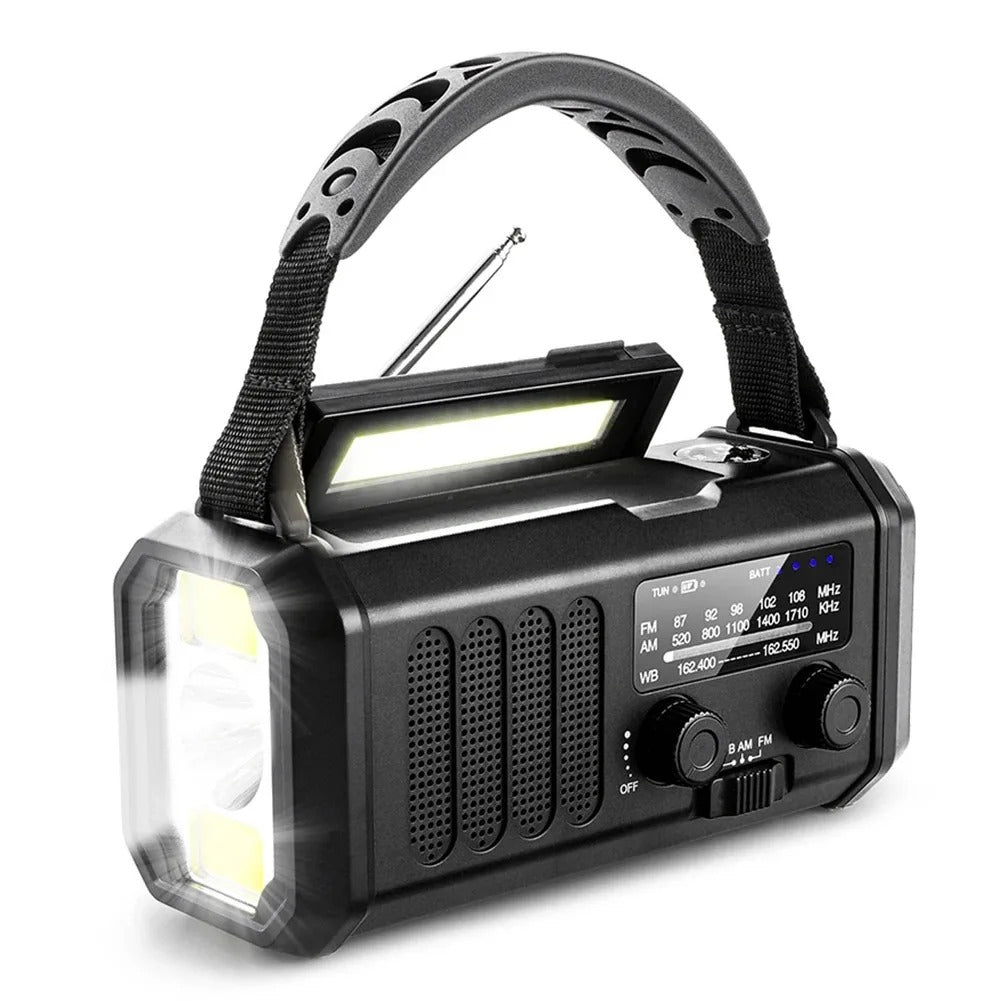 Professionele noodradio - Opwindbaar & zonne-energie - Krachtig en duurzaam