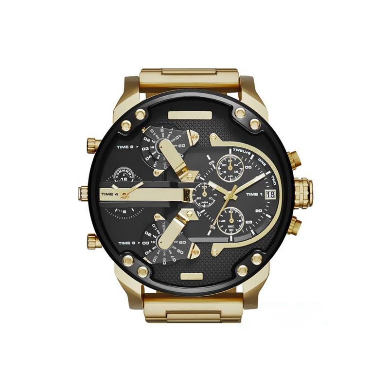 Quartz chronograaf van roestvrij staal