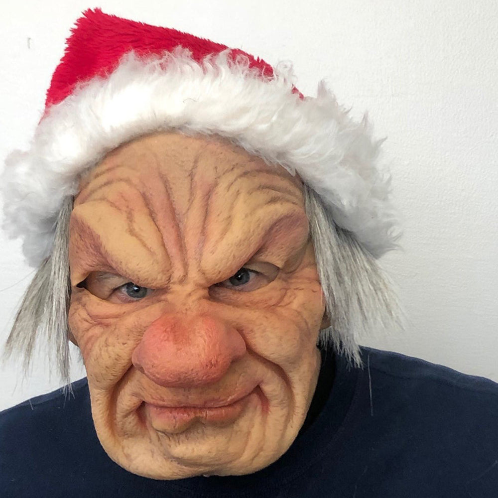 Realistisch oude man masker – Latex masker voor Halloween en cosplay met beweegbare mond