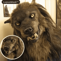 Realistisch Weerwolfmasker voor Halloweenkostuums