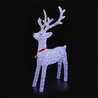Rendier van acryl met ledverlichting - hoogte 130 cm