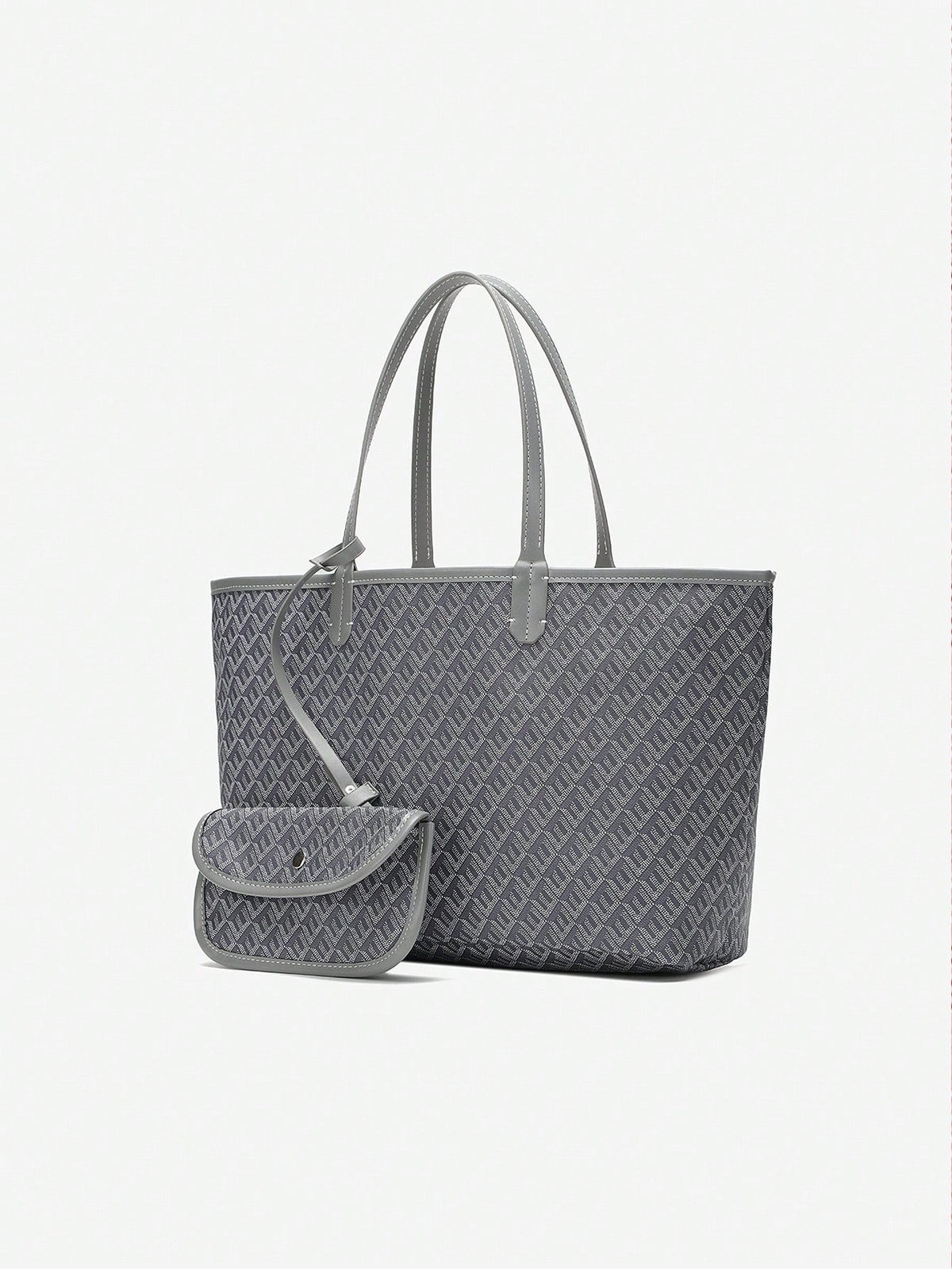 Ruime shopper met grafisch patroon