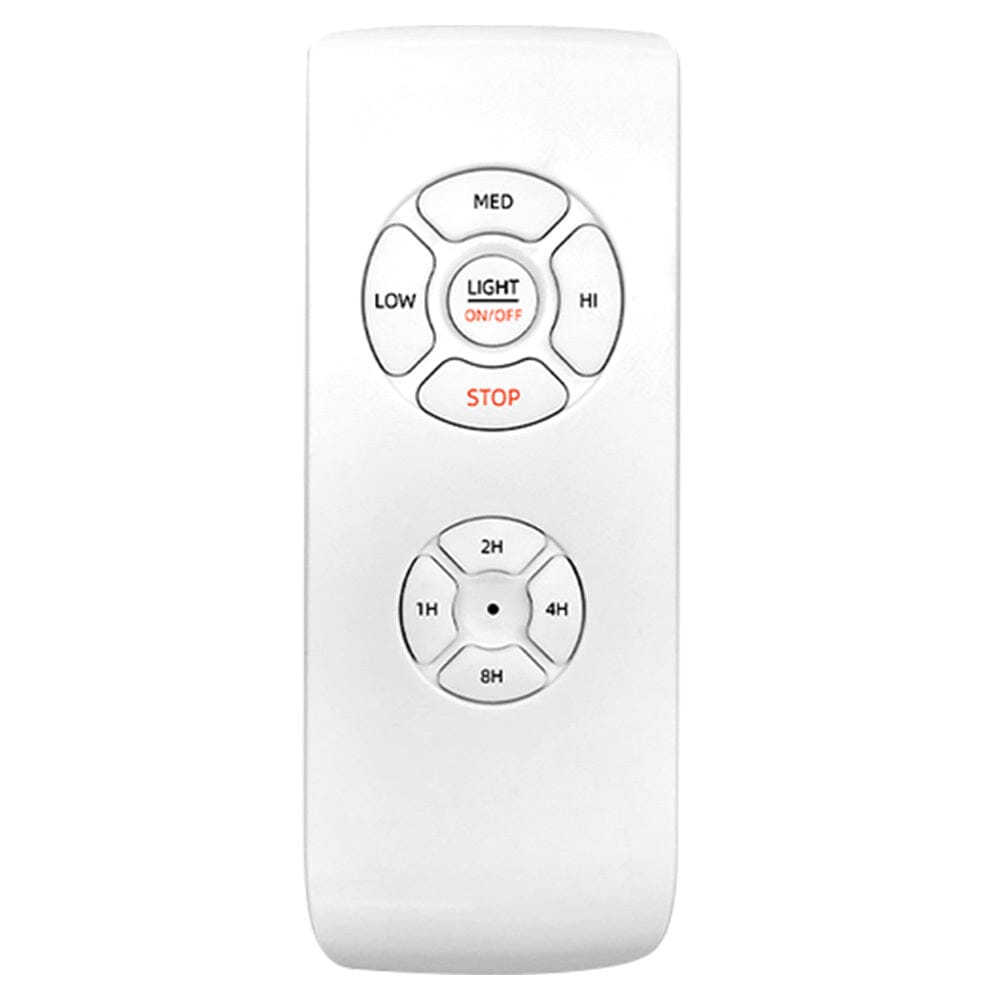 Ruimtebesparende Plafondventilator van 52 Inch met Plat Profiel, Ledverlichting en Afstandsbediening