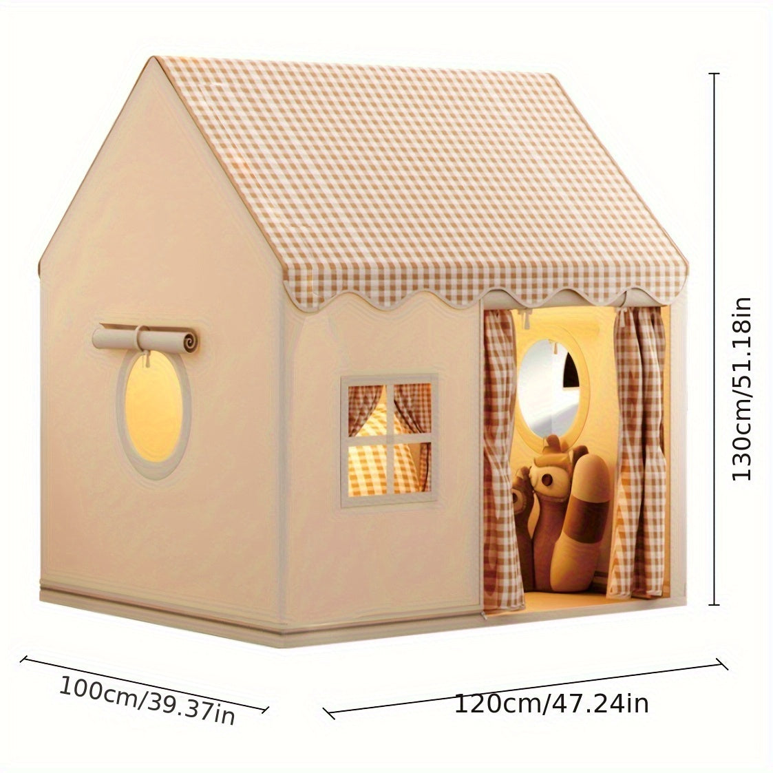 Schattig Kinderspeelhuis voor Binnen