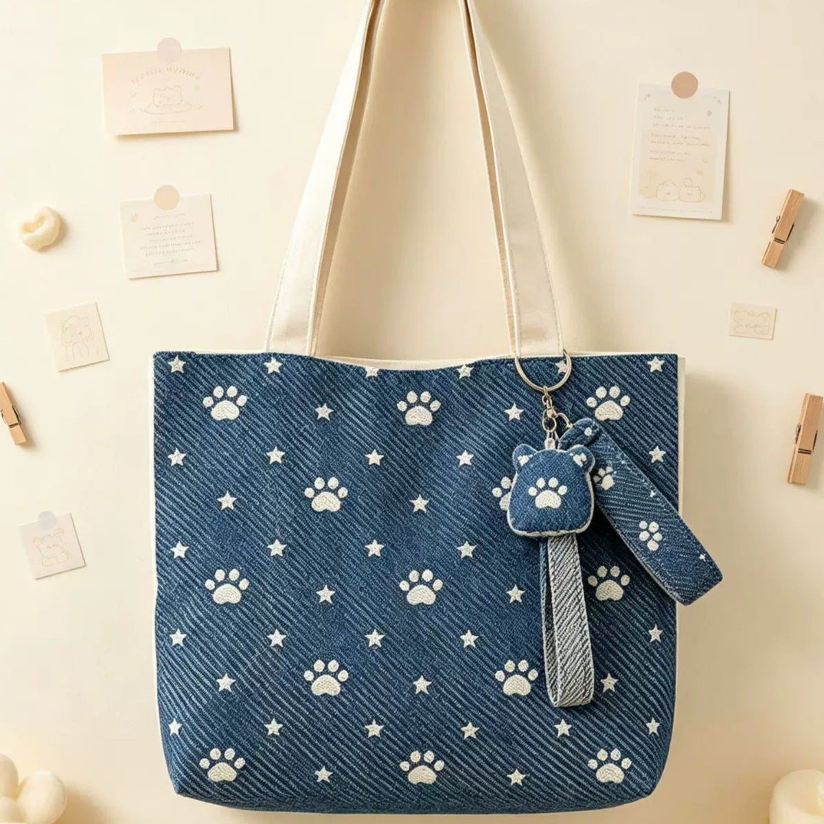 Schattige cartoon panda totebag