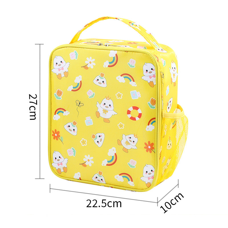 Schattige lunchbox met cartoonprint