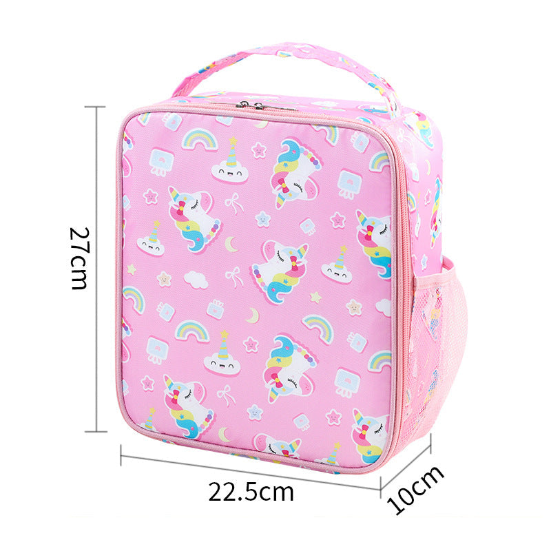 Schattige lunchbox met cartoonprint