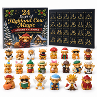 Schotse Hooglander Adventskalender - Aftellen naar Kerstmis