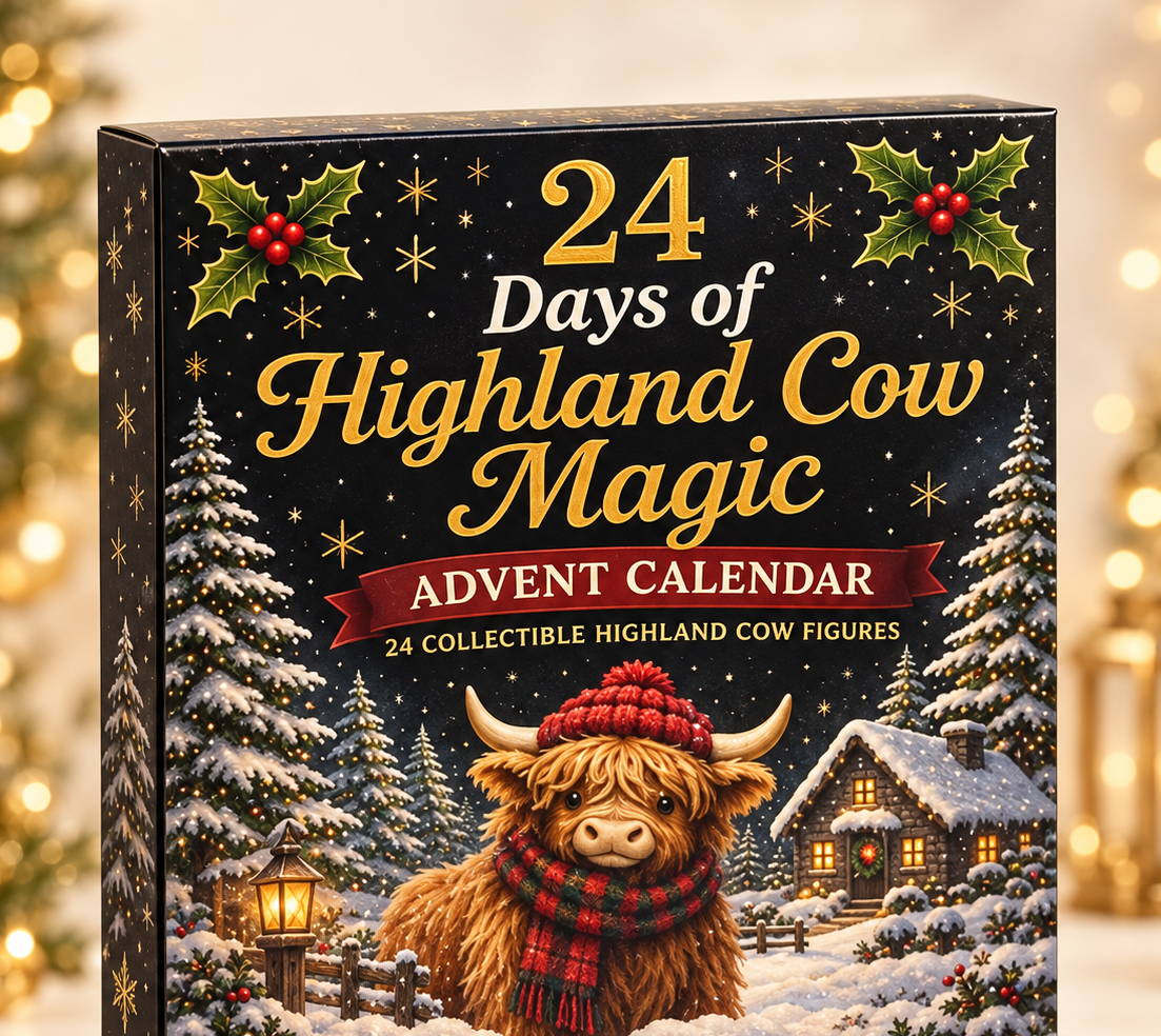 Schotse Hooglander Adventskalender - Aftellen naar Kerstmis